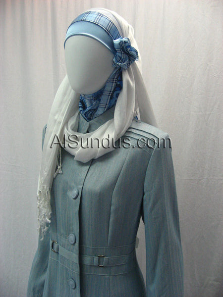 Mandarin Collar Coat (Jilbab) - AlSundus