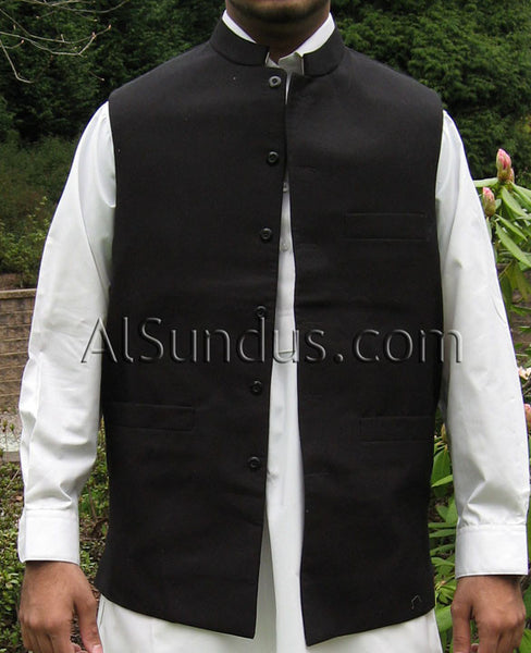 Men's Mandarin Collar Vest - AlSundus