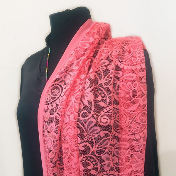 Premium Lace Wrap Style Hijab - AlSundus