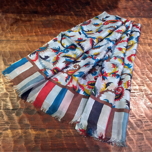 Turkish Printed Silk Wrap Style 2 - AlSundus