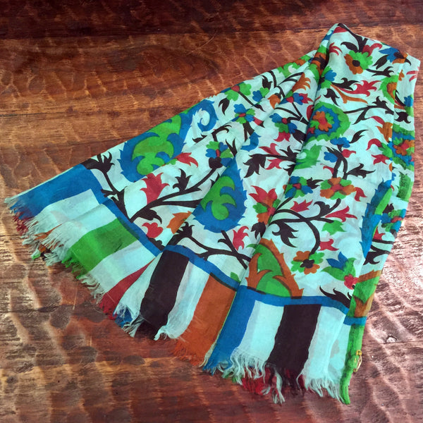 Turkish Printed Silk Wrap Style 2 - AlSundus