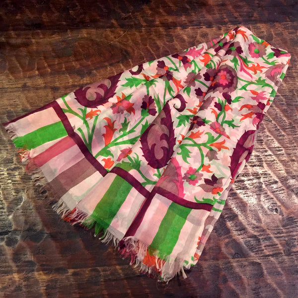 Turkish Printed Silk Wrap Style 2 - AlSundus