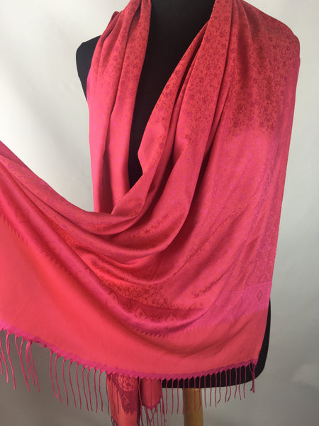 Silk Shawl Jacquard Reversible - AlSundus