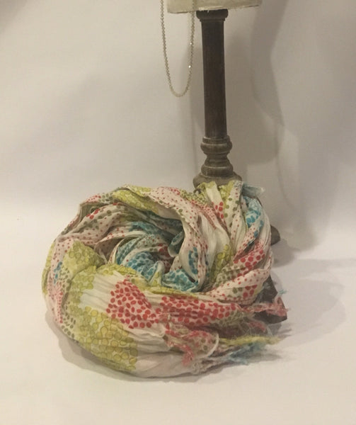Colorful playful cotton scarf wrap shawl turban - AlSundus