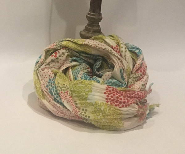 Colorful playful cotton scarf wrap shawl turban - AlSundus